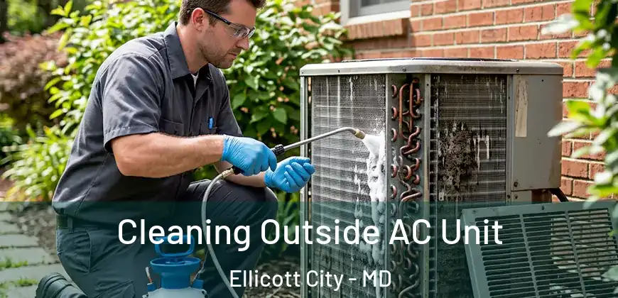  Cleaning Outside AC Unit Ellicott City - MD