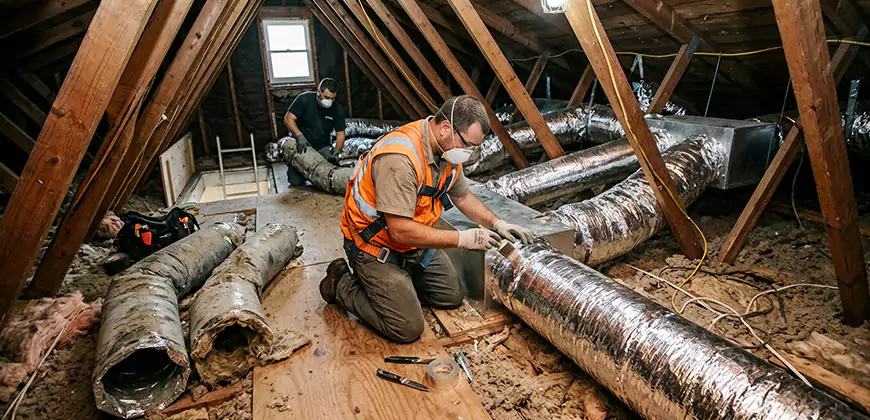 AC Duct Replacement in Ellicott City