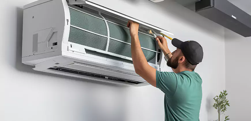 Bathroom and Small Space Ductless Installation in Ellicott City